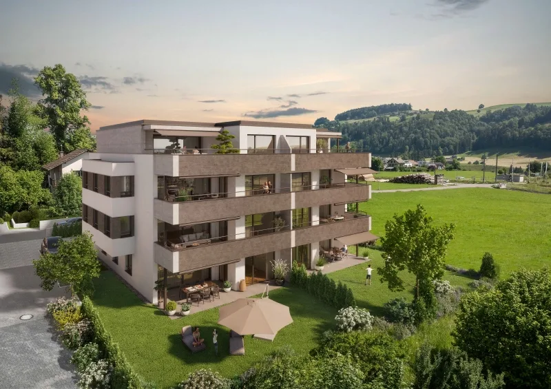 Preannuncio - Inizio delle vendite a breve Progetto di costruzione nuova www.altura-buetschwil.ch