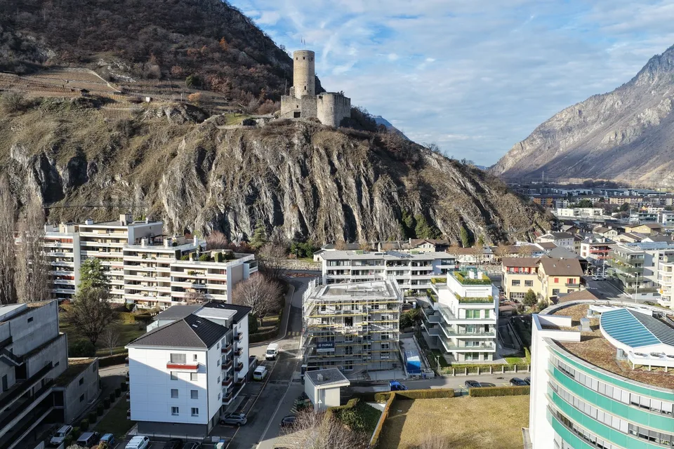 3,5 locali nel centro di Martigny nella nuova PPE Le Vieux Pont