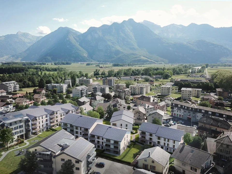 Vouvry - Appartamento di 3.5 locali - Residenza Le Bourg - Lot B1.34 - Attico