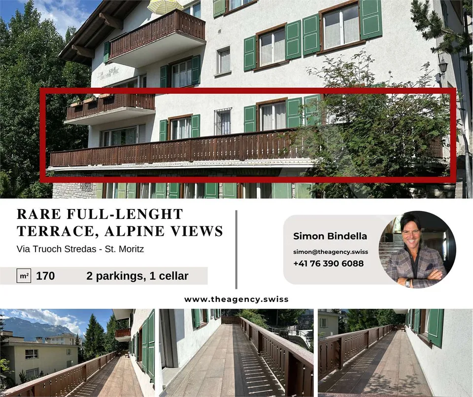L'appartement le plus grandiose au cœur de St. Moritz