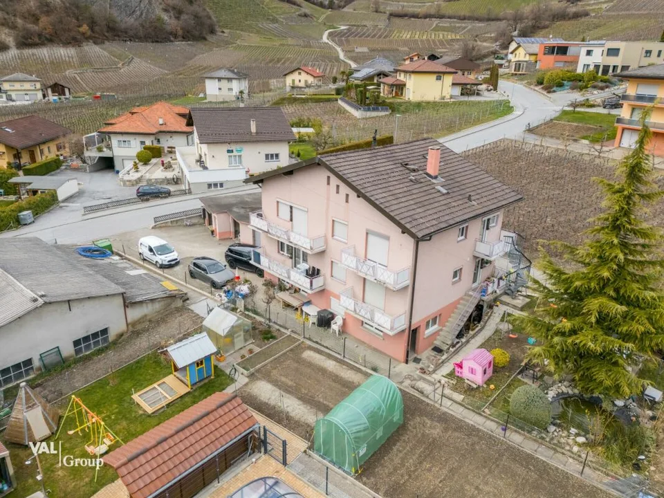 Raumwunder mit Charme - 6.5-Zimmer-Duplex im Herzen von Salgesch