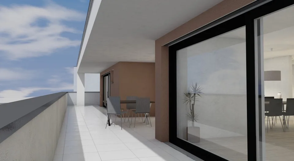 Nuovo edificio con quattro belle appartamenti in attico 4½ con ampie terrazze a Guldifeld 3182 Ueberstorf