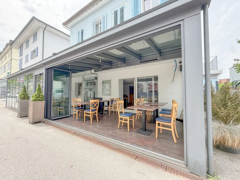 Charmantes Restaurant an der Bahnhofstrasse in Flawil