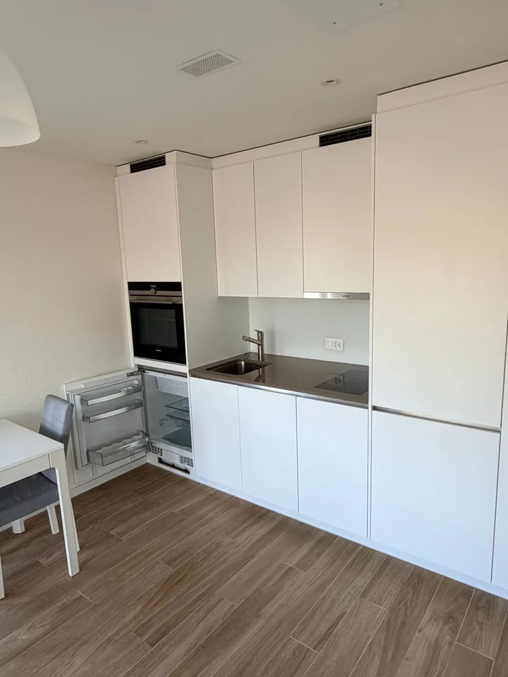 Modernes Studio mit Balkon in Opfikon – Neubau