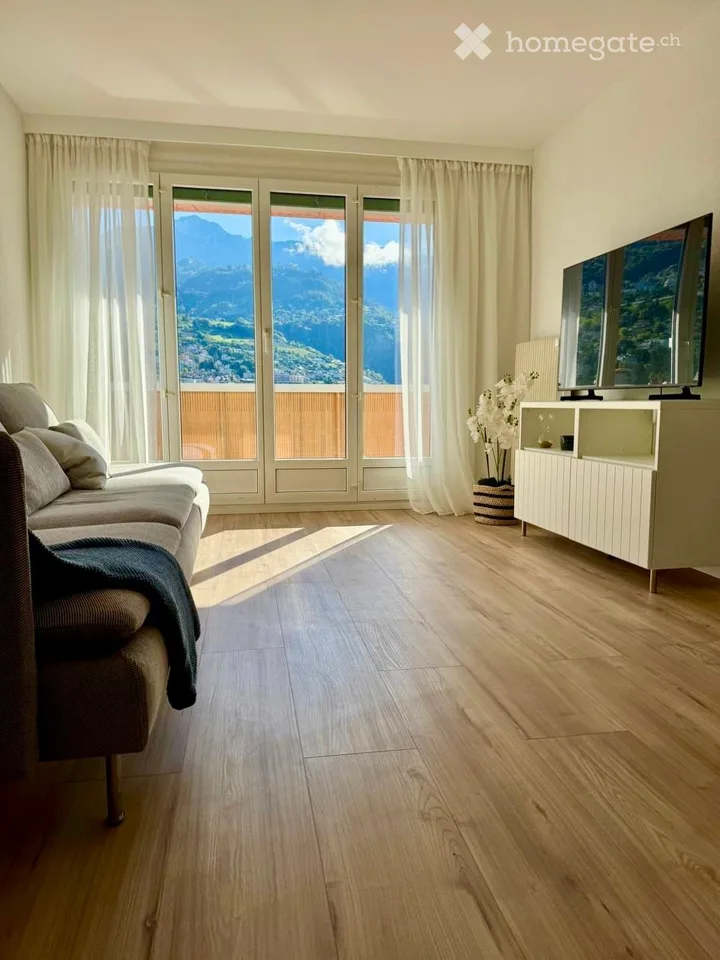 Geräumige 4,5-Zimmer-Wohnung mit atemberaubendem Blick in Montreux