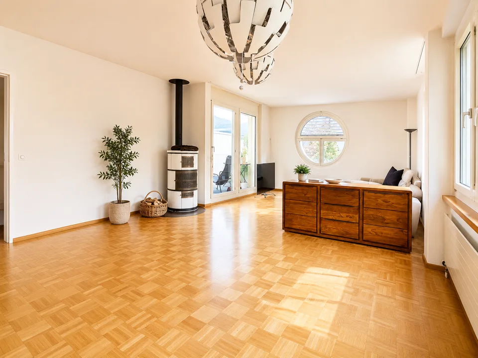 Helle 4-Zimmer-Wohnung mit Balkon und Weitsicht