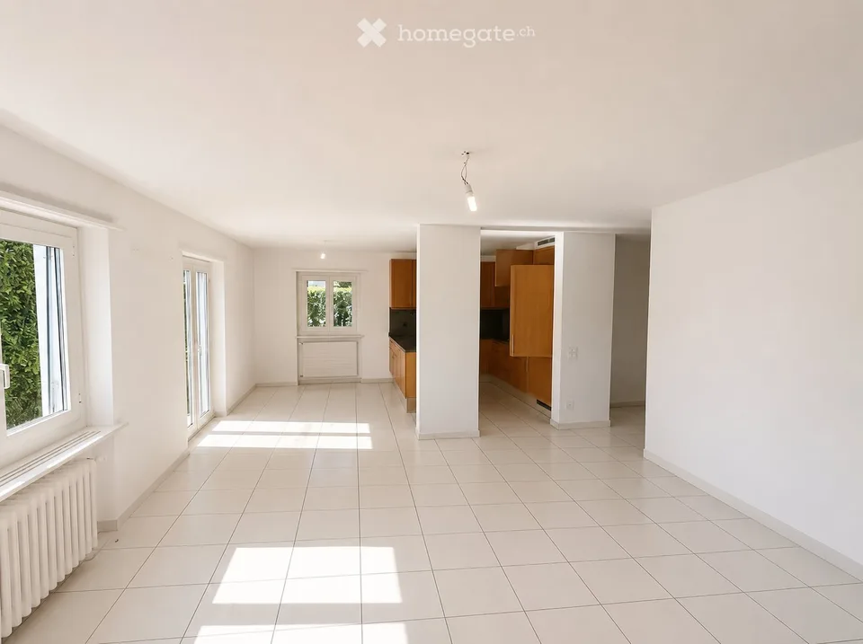Helles Apartment mit Blick auf Porza