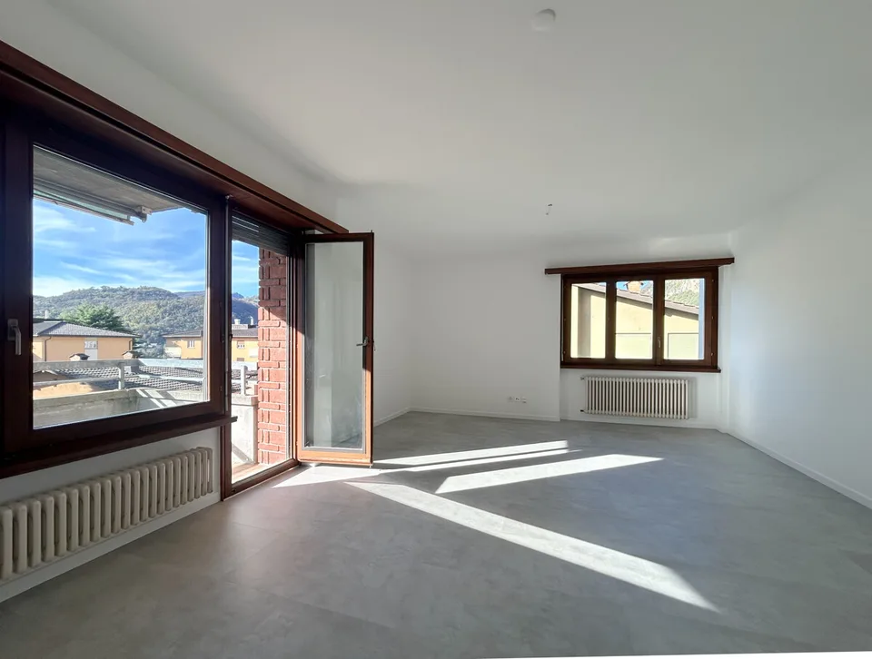 MENDRISIO 3.5 MOBILIERT, NEU RENOVIERTE MIT PRIVATER WASCHMASCHINE – Foto 6 von 13