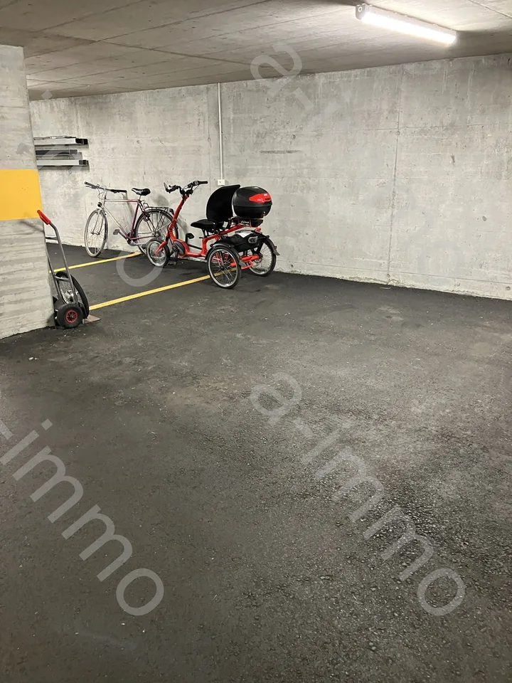 Underground parking space for small cars in Reinach for rent