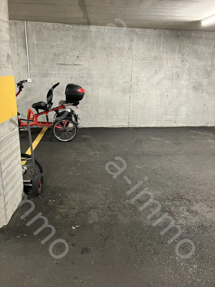 Underground parking space for small cars in Reinach for rent