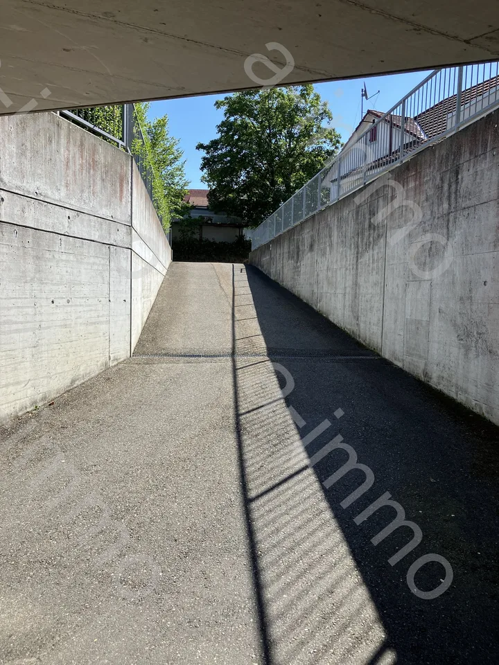 Underground parking space for small cars in Reinach for rent