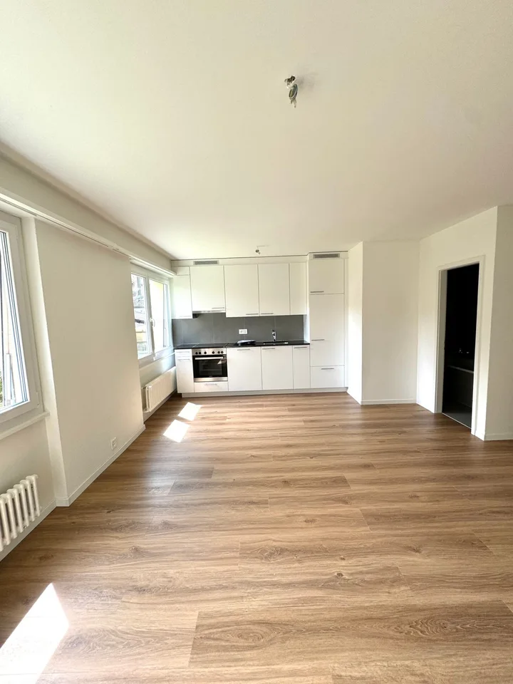 Appartement de 2,5 pièces situé au rez-de-chaussée