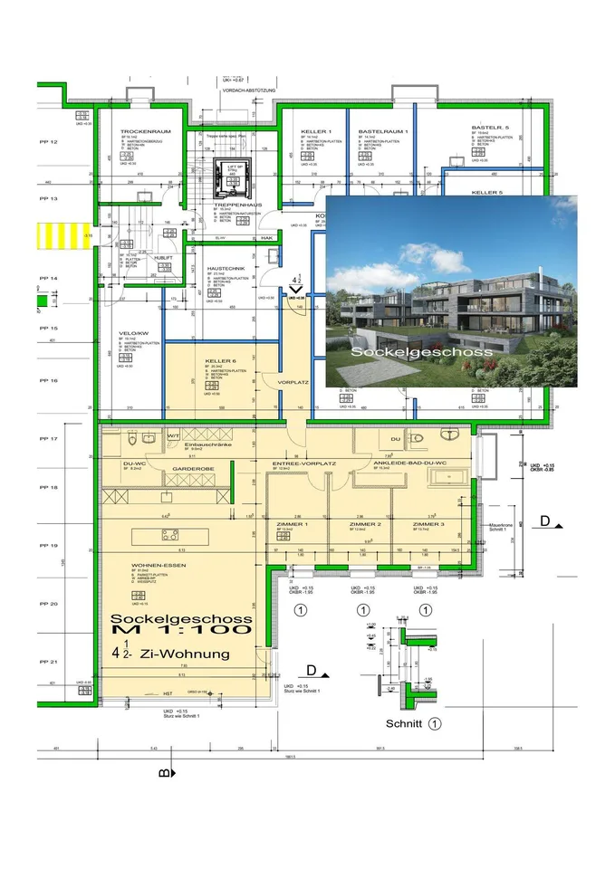 Exklusive, lichtdurchflutete Wohnung mit luxuriösem Innenausbau und hochwertigen Materialien – Foto 11 von 11