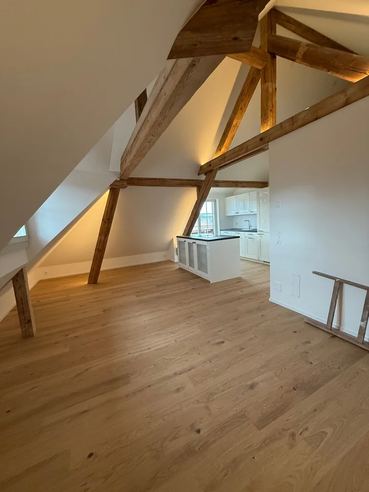 NEUWERTIGE: 3-Zimmerdachwohnung – Vintage-Style trifft auf modernen Komfort