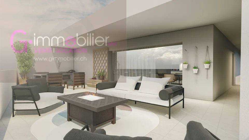 Nouvelle construction à Monthey -Appartements contemporains au coeur du quartier sous gare