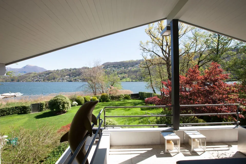 Villa Schnebli - Villa di Lusso fronte Lago con Dépendance e Piscina – Foto 8 von 13