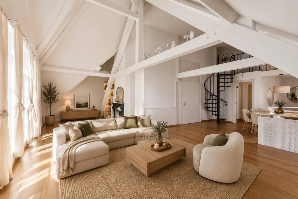 Magnifico duplex di 6 locali nel cuore di Aubonne