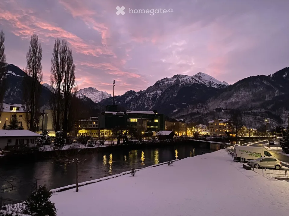 Historisches Bijou mit Aare- und Jungfraublick – Residence du Pont, Interlaken – Foto 13 von 17
