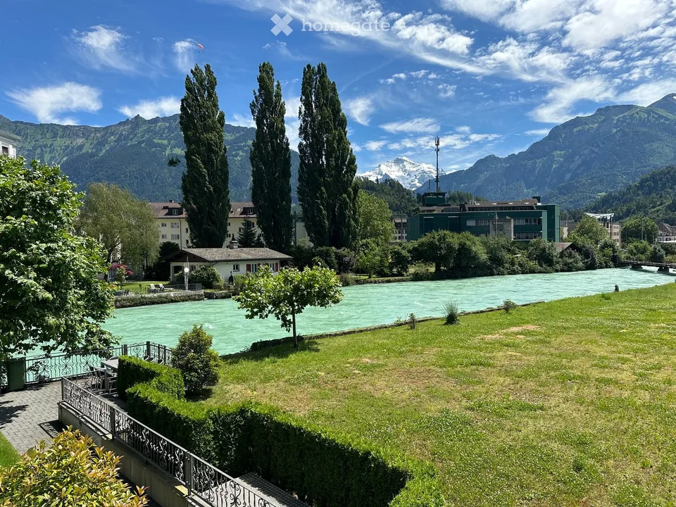 Historisches Bijou mit Aare- und Jungfraublick – Residence du Pont, Interlaken – Foto 15 von 17
