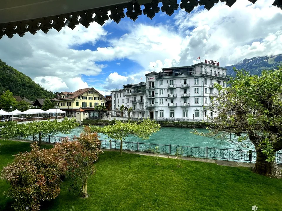 Historisches Bijou mit Aare- und Jungfraublick – Residence du Pont, Interlaken – Foto 6 von 17