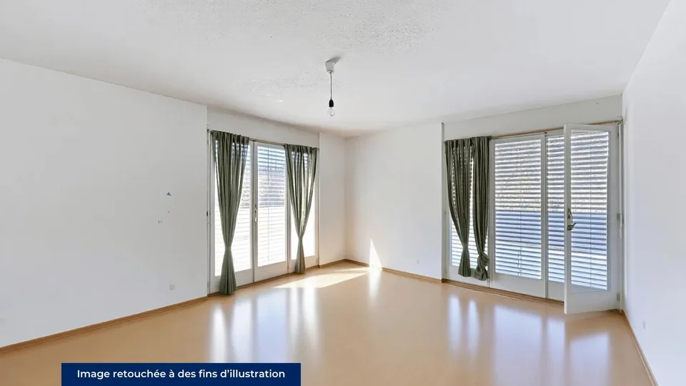 Helles 4.5-Zimmer-Wohnung mit Balkon und freier Sicht in Sierre
