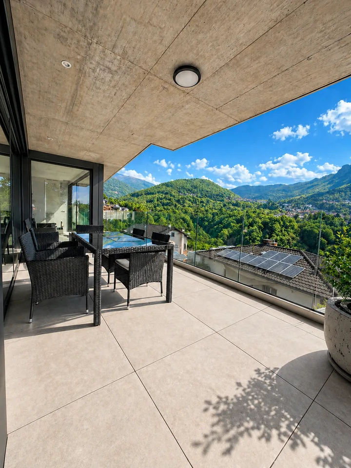 Elegante Casa Bifamiliare  – Moderna, Silenziosa e con Vista sulle Montagne