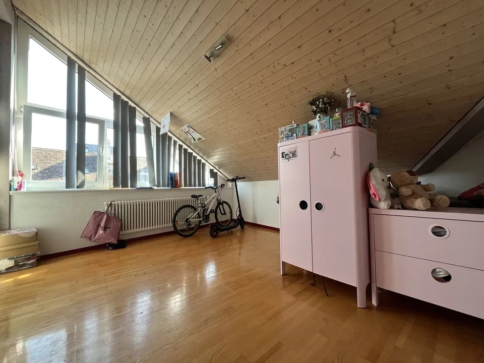 MAGNIFICENT ATTIC, WITH A VIEW OF THE ABBATIALE – photo 8 of 9