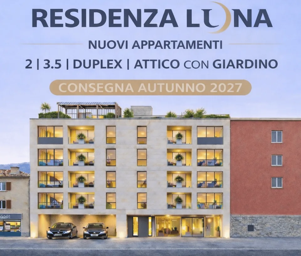 Nuovo 3.5 locali luminoso ed elegante – anche residenza secondaria