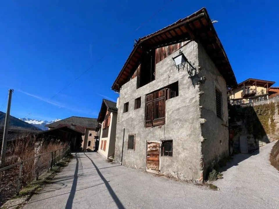 Grange à rénover au coeur de Vissoie avec projet d'architecte