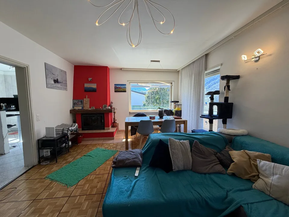 Einfamilienhaus 5.5 und 3.5 unabhängig mit Garten und Garage in Bodio