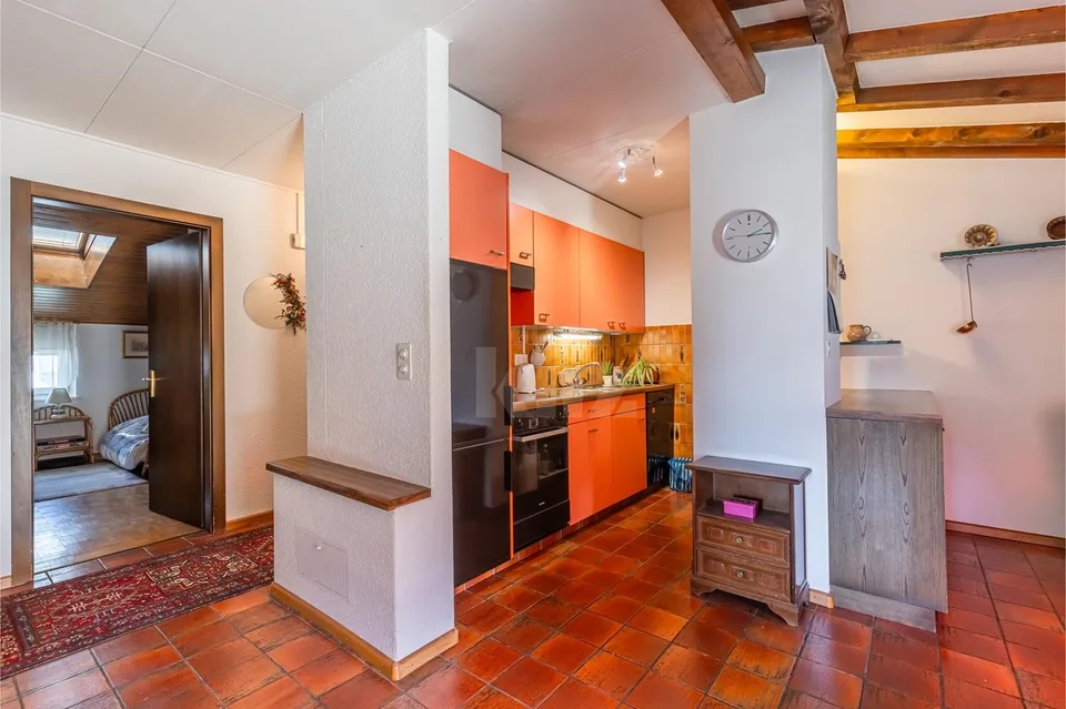 Appartement im letzten Stock mit Terrasse