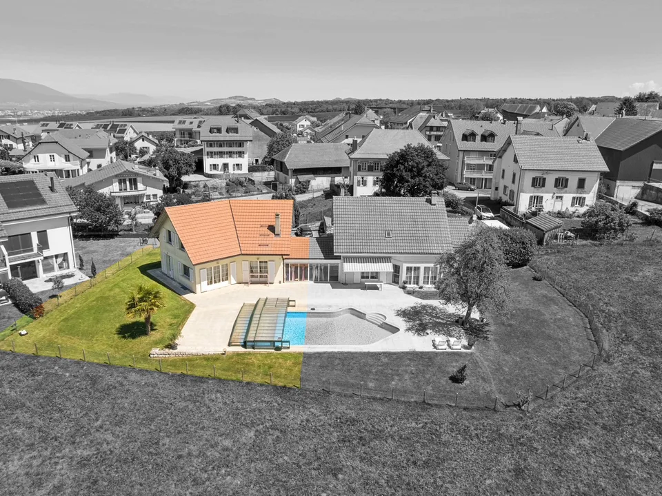 Villa individuelle avec annexes