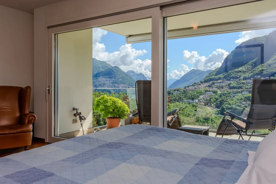 Montagnola, duplex con vista panoramica