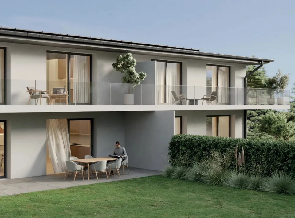 Appartement neuf à Lutry avec jardin