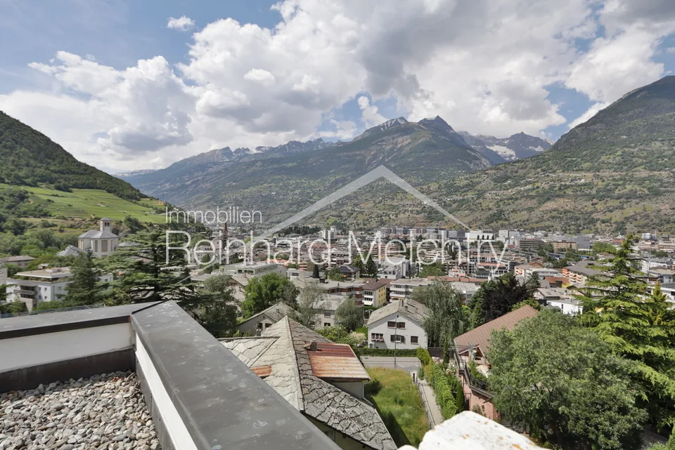 Top Attikawohnung mit dem besten Ausblick von Visp