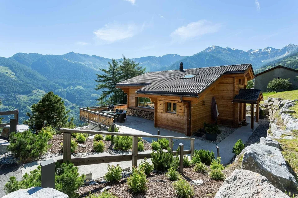 La Tzoumaz - Chalet d'exception avec vue panoramique