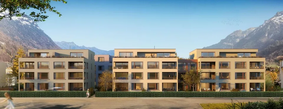 Appartement exclusif de 3,5 pièces au centre d'Interlaken, nouvelle construction Guisan Park