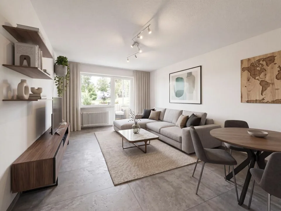 Gepflegte 3.5 Zimmer Wohnung im 1.OG