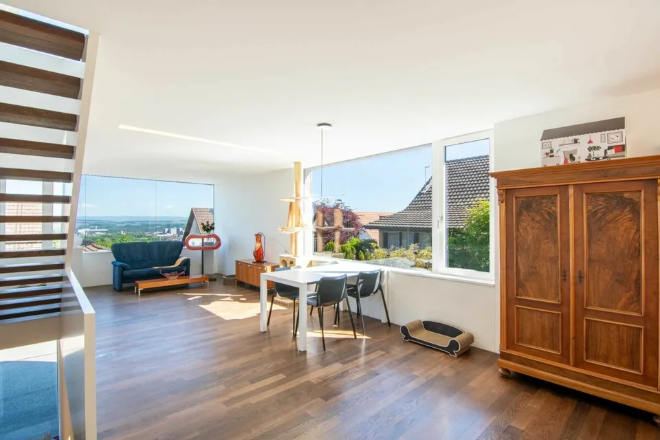 Joyau de maison avec une vue panoramique de rêve au niveau le plus élevé à Spiegel