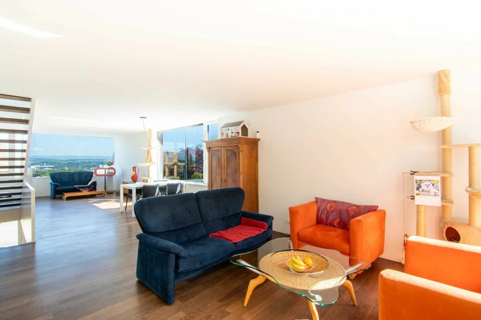 Joyau de maison avec une vue panoramique de rêve au niveau le plus élevé à Spiegel
