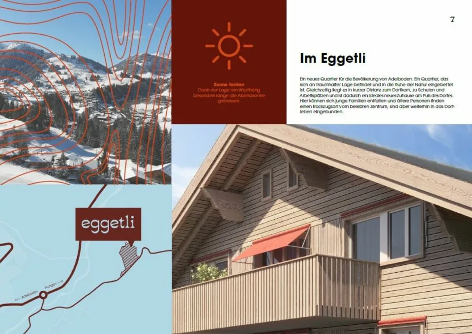 Eggetli-Adelboden - 4½ Zimmer Dachwohnungen+Galerie