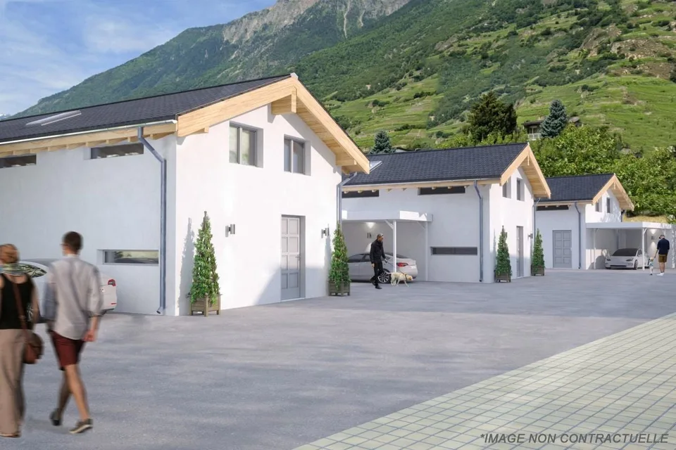 Zweifamilienhaus-Villa in Fully: Ein idyllischer Lebensraum - Grundstück C