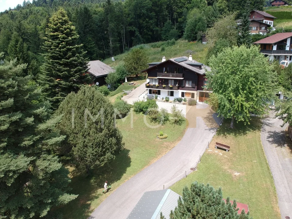 Appartamento di 5,5 locali affascinante in un chalet