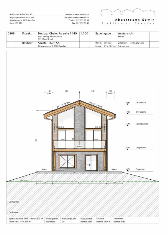 Snowstar Zen Lauinen Saas-Grund Construction neuve 2026/27. Maison individuelle attractive dans un environnement vert. Résidence principale. Comprend 2 places de parking. – photo 13 sur 13