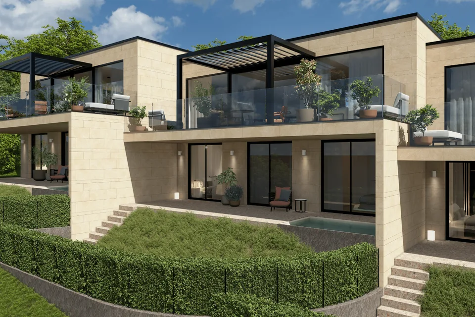 Villa moderne avec vue panoramique à Collina d'Oro