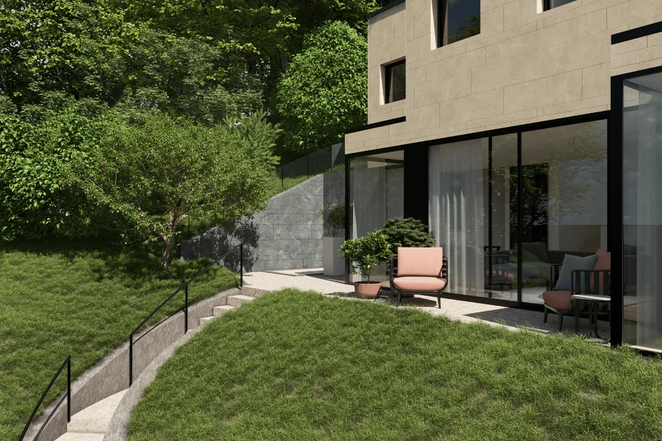 Villa moderne avec vue panoramique à Collina d'Oro – photo 17 sur 21