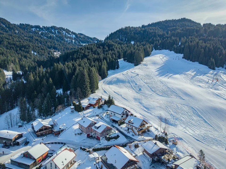 VIVERE CON STILE NELL’ALPTHAL: SOLEGGIATA VILLA BIFAMILIARE DA 5,5 CAMERE – foto 7 di 8