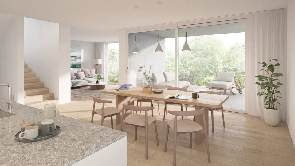 Projet de construction neuve 24 DEFH + 1 EFH à Benzenschwil www.sonne-benzenschwil.ch