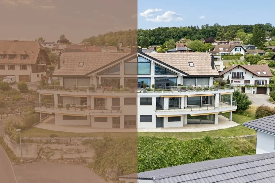 4.5-Zimmer-Terrassenwohnung mit See- und Bergsicht