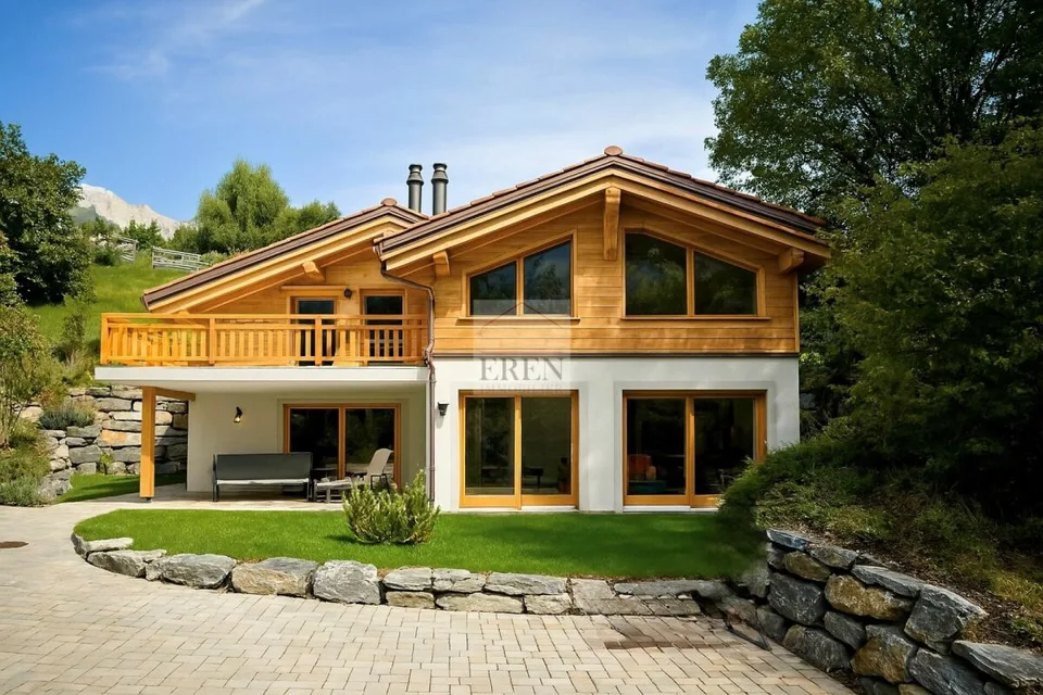 Außergewöhnliches Chalet mit 7,5 Zimmern, SPA und Jacuzzi in Ovronnaz - Zweitwohnsitz – Foto 14 von 30
